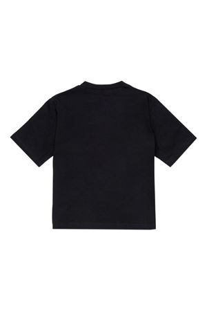 t-shirt in cotone nero MARNI KIDS | M01733M00RF0M90E